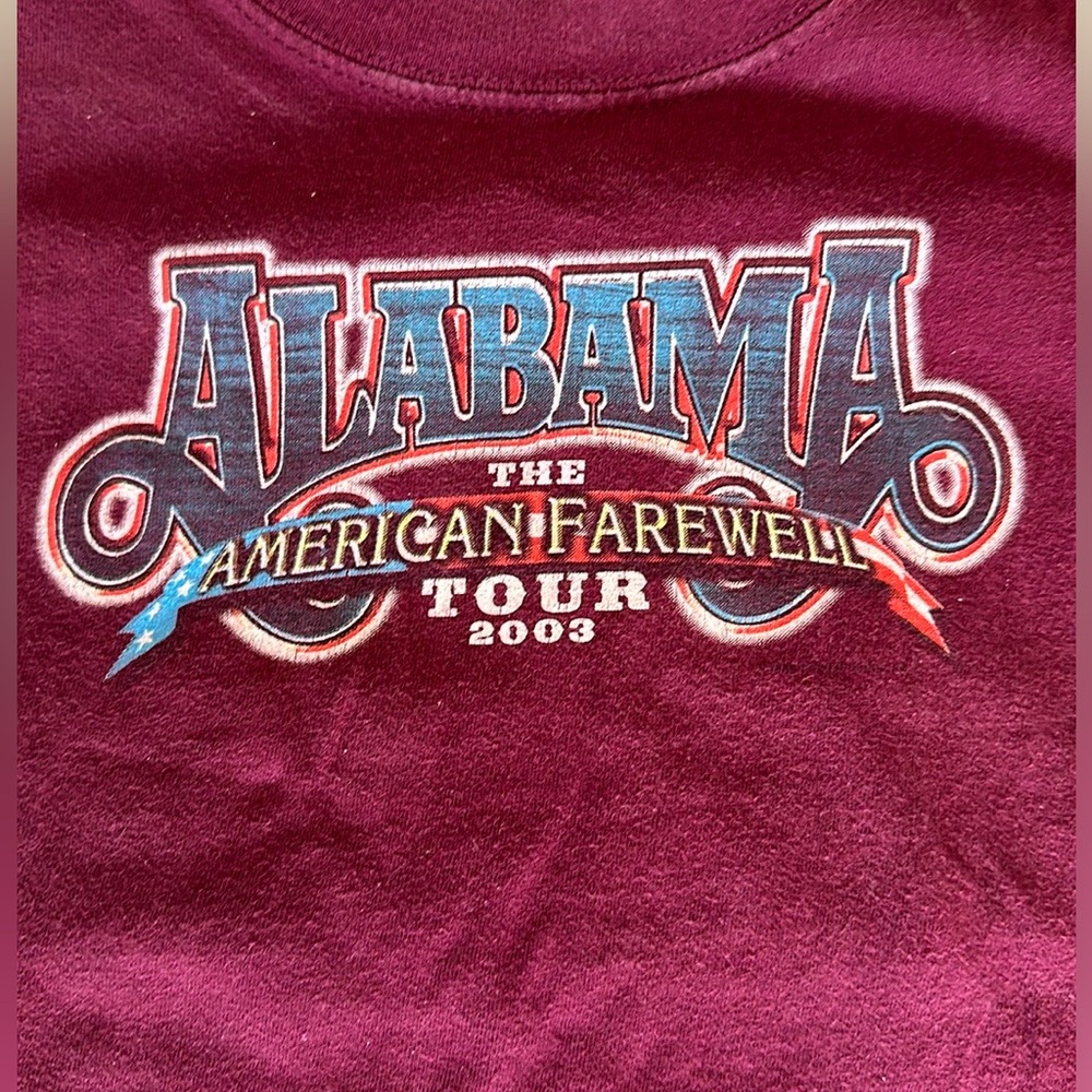 Alabama Band American Farewell Tour 2003 in good condition